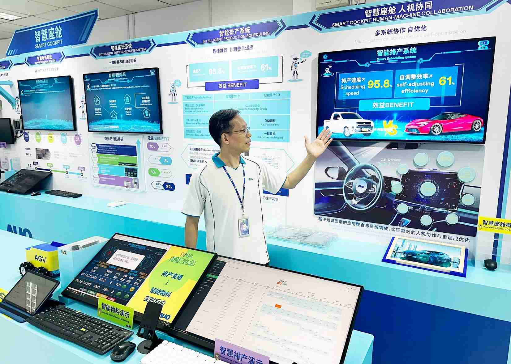 尊龙集团厦门将5G+ABC技术串联生产管理全流程，，，打通研发、、、采购、、、生管、、制程、、、、设备、、质量等产品全生命周期制造流程，，，完成数字化设计、、、智慧供应链、、、智能座舱、、、全流程设备管理、、数据驱动优化、、、智慧在线检测、、、、智慧品管等自适应生产模式升级