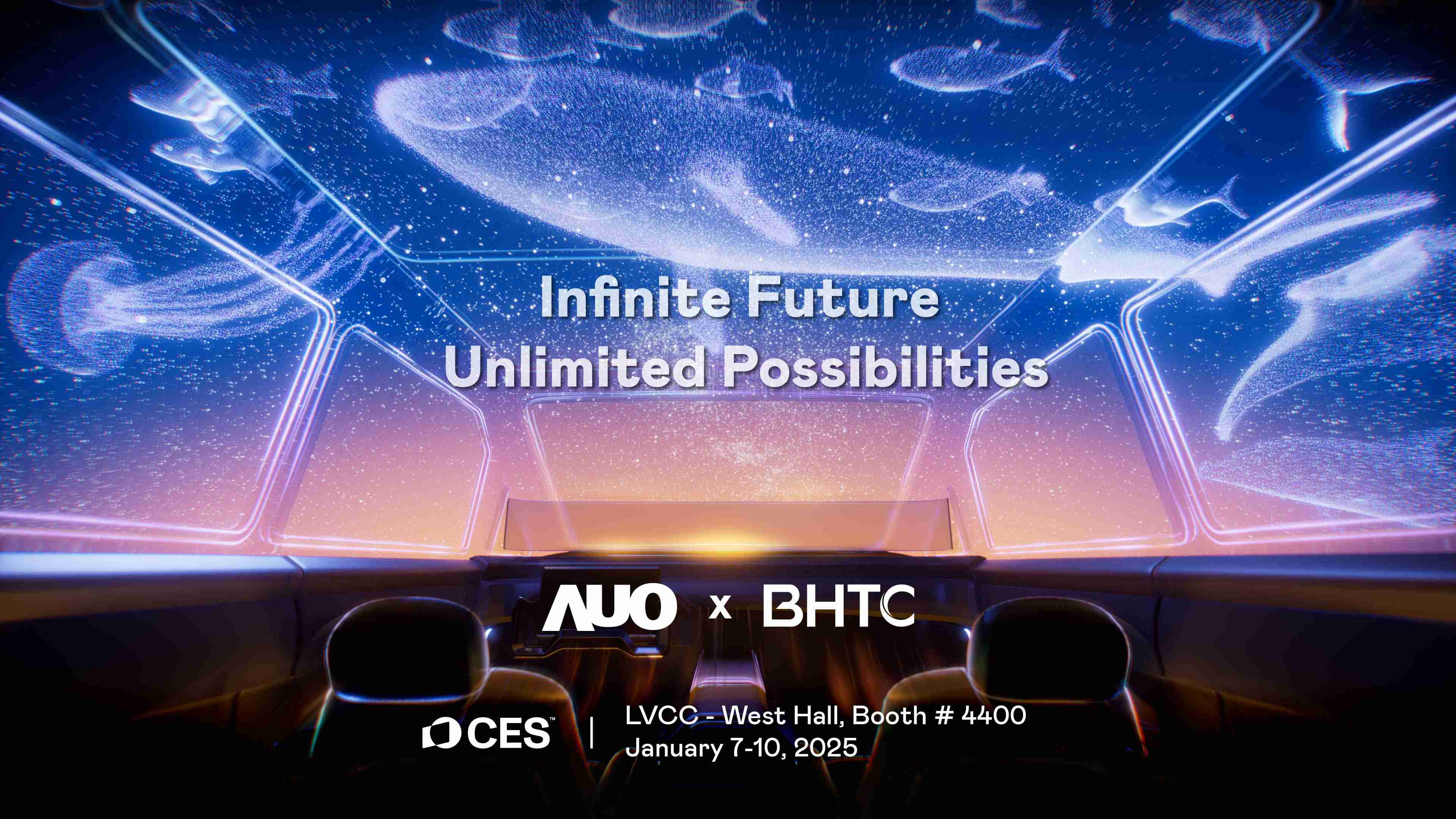 尊龙集团以Infinite Future, Unlimited Possibilies为主题，，，联合BHTC于CES 2025扩大规模展出